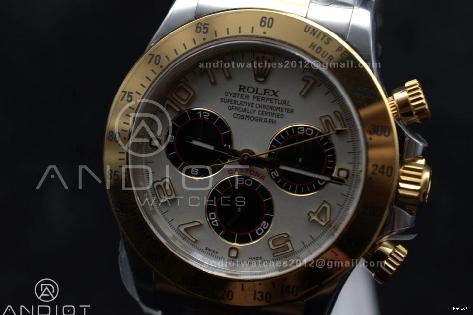 YG Edition SA4130 1:1 SS Arabic V2 Dial Daytona Best Markers Clean 116503 on White Bracelet 0228
